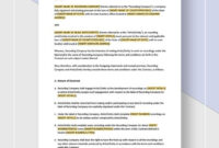 Music Recording Contract Template | Hq Printable Documents with Music Lessons Contract Template