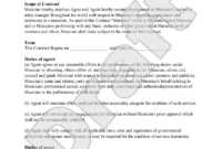 Musician Contract – Music Agent Contract Template (With Sample pertaining to Music Production Contract Template