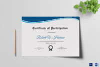 Netball Participation Certificate Design Template In Psd, Word in Awesome Netball Participation Certificate Editable Templates