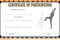 Awesome Netball Participation Certificate Templates