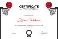 Netball Sports Certificate Design Template In Psd, Word inside Athletic Award Certificate Template