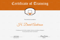 Netball Training Certificate Design Template In Psd, Word throughout Netball Participation Certificate Templates