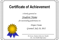 Of-Achievement-Template With Award Certificate Templates Word 2007 throughout Free Word Template Certificate Of Achievement