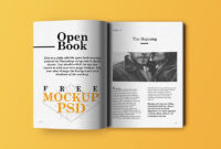 Open Book Mockupgraphicsfuel On Dribbble pertaining to Open Book Contract Template