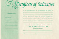 Ordination Certificate Templates in Ordination Certificate Template
