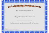 Outstanding Achievement Certificate Template Free Printable Pertaining with Simple Baby Shower Game Winner Certificate Templates