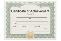Outstanding Performance Award Template | Pdf Template throughout New Outstanding Achievement Certificate