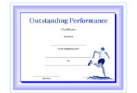 Outstanding Performance Certificate Template – 7+ Excellent Award inside Amazing Best Performance Certificate Template