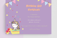 Owl Birthday Gift Certificate Template – Gift Certificates inside Fantastic Birthday Gift Certificate