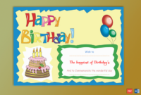 Owl Birthday Gift Certificate Template - Gift Certificates regarding Free Printable Certificate Templates For Kids