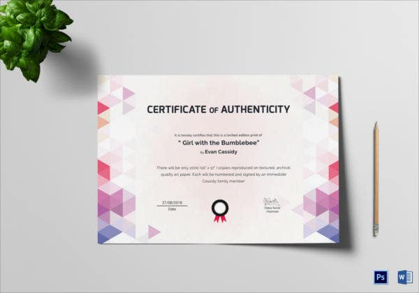 Painting Certificate - 12+ Word, Psd, Ai, Indesign Format Download pertaining to Winner Certificate Template Free 12 Designs