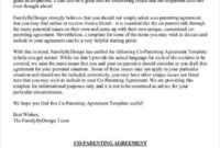 Parenting Agreement Templates – 8+ Free Pdf Documents Download | Free regarding Educational Consultant Contract Template
