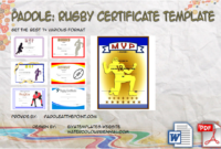 Participation Certificate Templates – 10+ Best Ideas with regard to Rugby Certificate Template