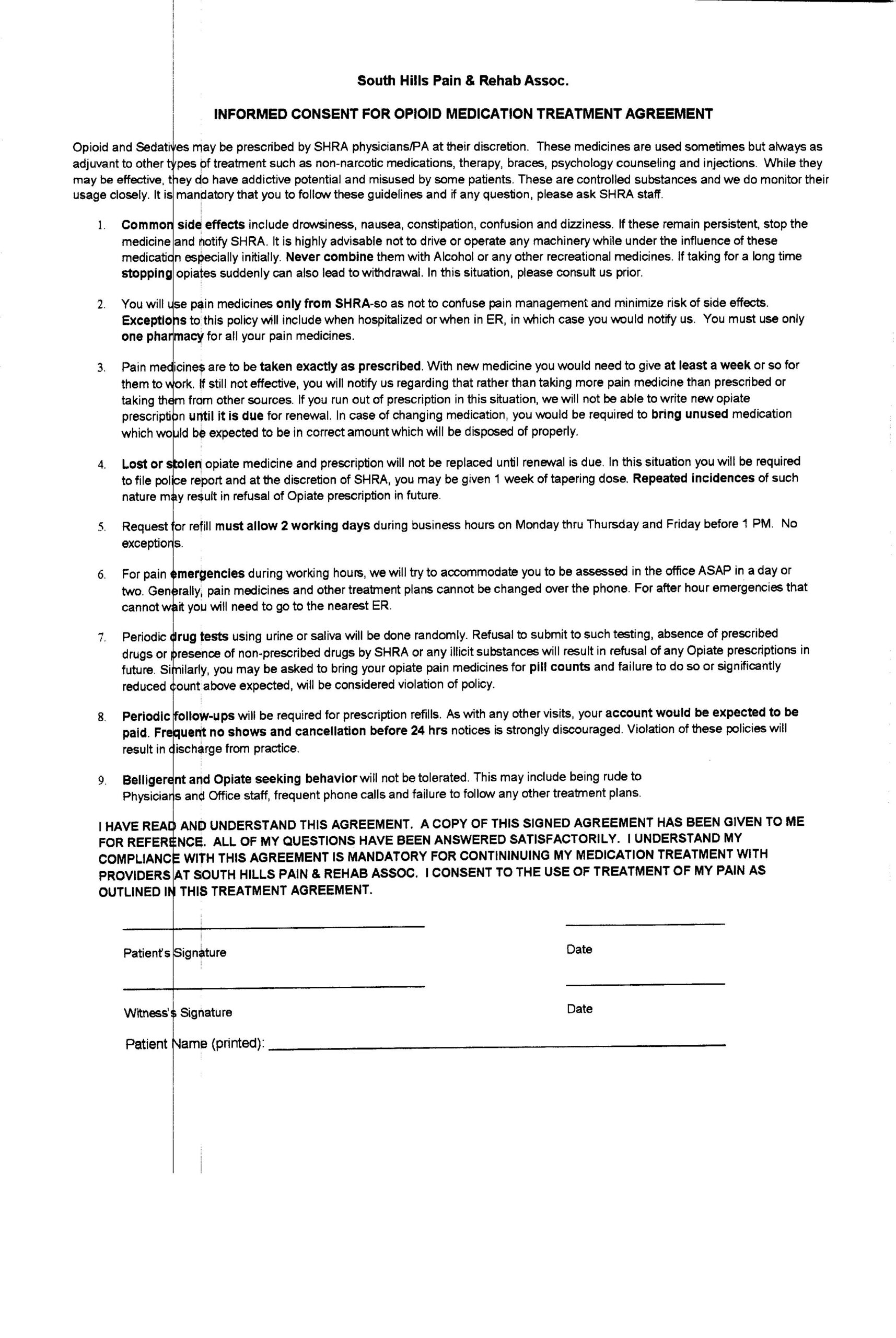 Patient Forums intended for Doctor Patient Contract Template