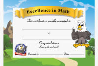 Pbis Award Certificates – Excellence In Math Certificate, Hd Png inside Math Award Certificate Template