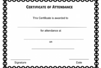 Perfect Attendance Certificate Free Template - Edit, Fill, Sign Online with regard to Fascinating Perfect Attendance Certificate Free Template
