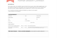 Photography Contract Examples – 14+ In Pdf | Ms Word | Google Docs for Awesome Portrait Photography Contract Template