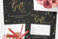 Photography Gift Certificate Template For Photographer in Photography Gift Certificate