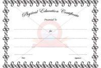 Physical Education | Education Certificate, Physical Education regarding Amazing Pe Certificate Templates