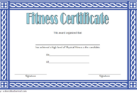 Physical Fitness Certificate Template: 7+ Award Ideas Free Di 2020 regarding Pe Certificate Templates