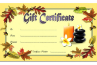Pin Di Free Spa Gift Certificate Templates For Word regarding Massage Gift Certificate Template Free Printable