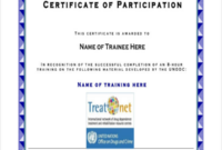 Pin On Certificate Templates throughout Fantastic Certificate Of Participation Template Pdf