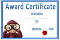 Pin On Certificates intended for Awesome Certificate Of Achievement Template For Kids