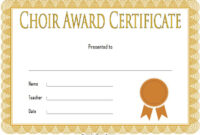 Pin On Choir Certificate Free Printable throughout Choir Certificate Template