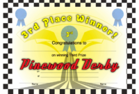 Pin On Cub Scout Pinewood Derby pertaining to Awesome Pinewood Derby Certificate Template