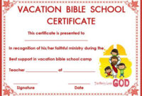 Pin On Free Vacation Bible School for Free Vbs Certificate Template
