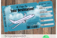 Pin On Surprise intended for Simple Travel Gift Certificate Editable
