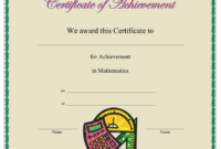 Pin On Teacher Appreciation in Math Achievement Certificate Templates