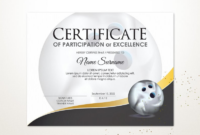 Pin On The Best Certificate Templates pertaining to New Bowling Certificate Template