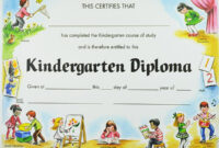 Pinana Crist On Graduation Source | Kindergarten Diploma pertaining to Fresh Printable Kindergarten Diploma Certificate