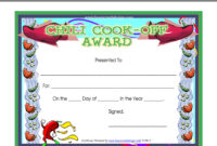 Pincurtis Enck On Projects To Try | Chili Cook Off, Cook Off with regard to Cooking Competition Certificate Templates