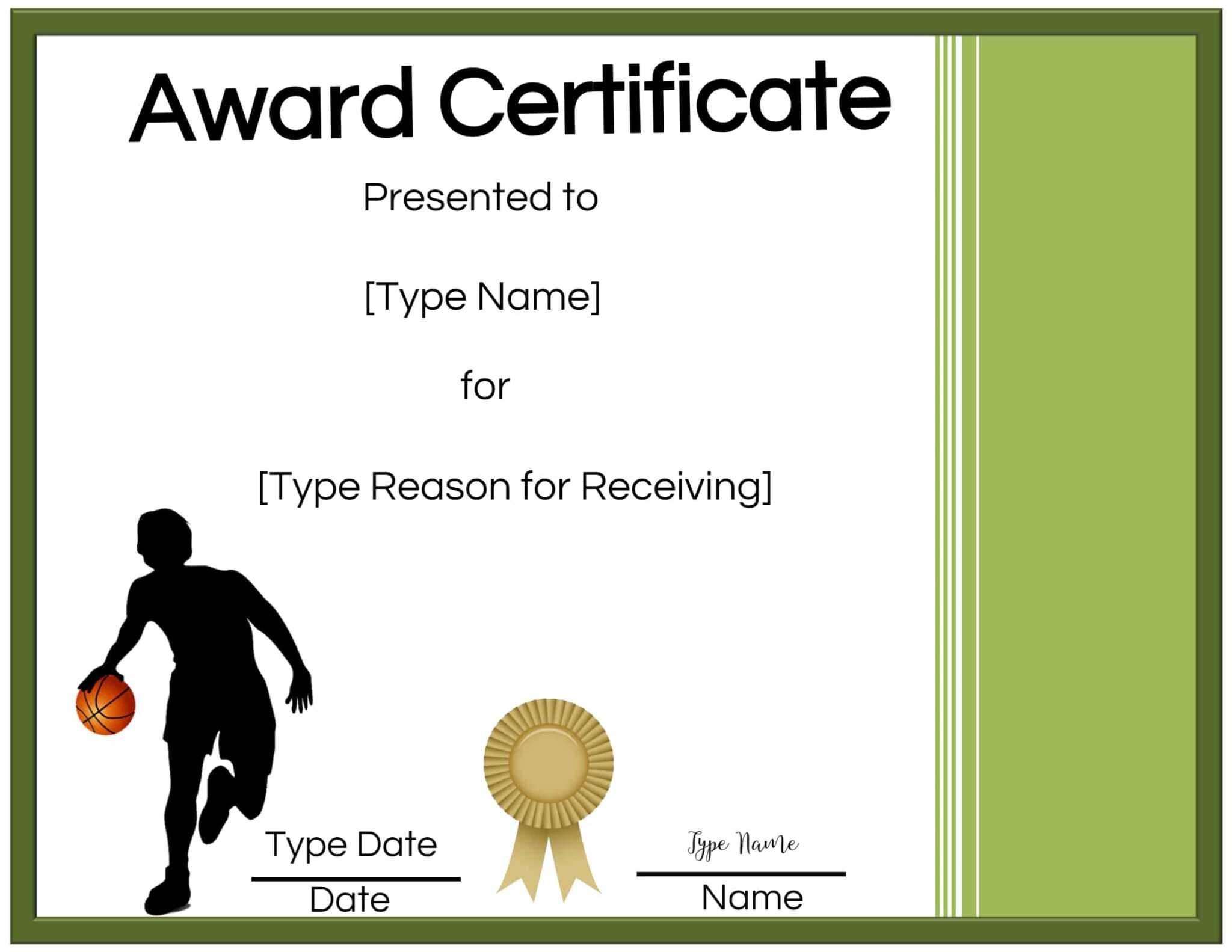 Player Of The Game Certificates - Zohre.horizonconsulting.co Regarding intended for Free Printable Softball Certificate Templates