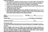 Fascinating Sports Agent Contract Template