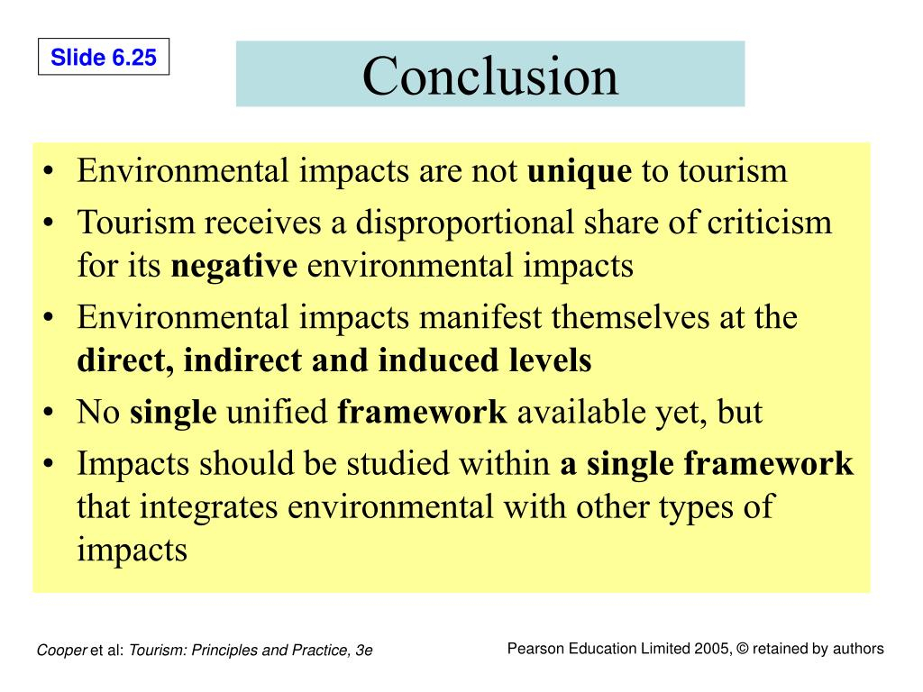 Ppt - Chapter 6 The Environmental Impact Of Tourism Powerpoint in Environmental Impact Statement Template