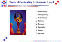 Ppt – Outstanding Achievement Award Powerpoint Presentation, Free for Outstanding Achievement Certificate