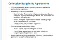 Ppt – Union Organizing Campaigns And Collective Bargaining Powerpoint inside Collective Bargaining Agreement Sample Contract