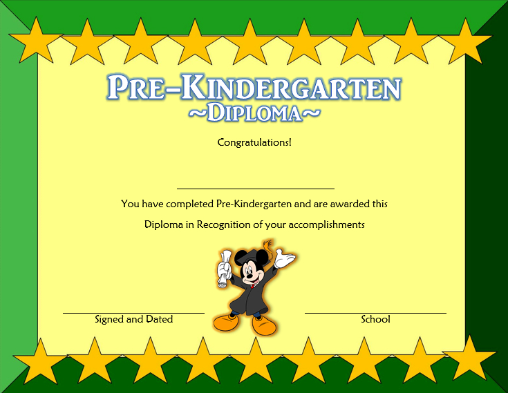 Pre K Diploma Certificate Editable - 10+ Great Templates regarding Awesome Student Council Certificate Template 8 Ideas Free