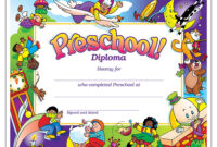 Preschool Diploma , 30 Ct – T-345 | Trend Enterprises Inc. | Certificates with regard to Free First Day Of School Certificate Templates Free