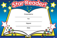 Print Accelerated Reading Certificate | Star Reader | Reading pertaining to Reading Achievement Certificate Templates