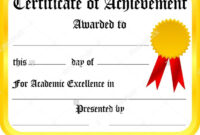 Printable Certificate Of Achievement Design Templates Inside inside Awesome Firefighter Certificate Template