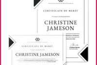 Printable Certificate Of Merit Templates Editable | Certificate intended for New Certificate Of Merit Templates Editable