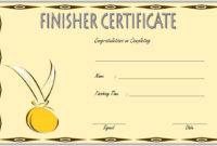 Printable Finisher Certificate Templates In 2021 | Certificate within Finisher Certificate Template 7 Completion Ideas