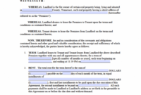 Printable Free Tennessee Rental Lease Agreement Templates Pdf Word pertaining to Free Renters Contract Agreement