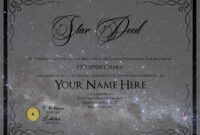 Printable Name A Star Certificate Template Koranstickenco In Star intended for Free Star Naming Certificate Template