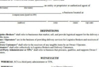 Printable Truck Driver Employment Contract Template Pdf Example – Riccda with Truck Driver Contract Agreement Sample