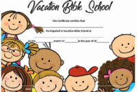 Printable Vacation Bible School Certificates Fresh Vacation Bible with regard to Simple Vbs Attendance Certificate Template
